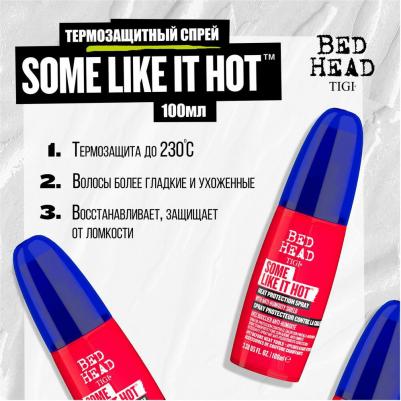 Термозащитный спрей - Bed Head Some Like It Hot Heat Protection Spray 100 мл 100 ml – фото 3