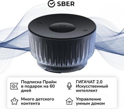 SberBoom mini 2, Квантовый черный – фото 11