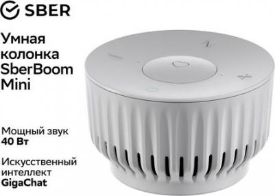 SberBoom Mini, Туманный белый – фото 14