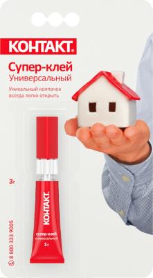 Супер-клей универсальный, 3 г – фото 2