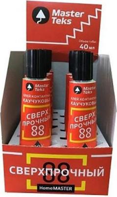 Клей контактный каучуковый HomeMaster 88 Сверхпрочный, 40 г – фото 1