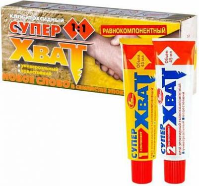 Клей строительный Супер-Хват 90 мл, 1 шт – фото 9