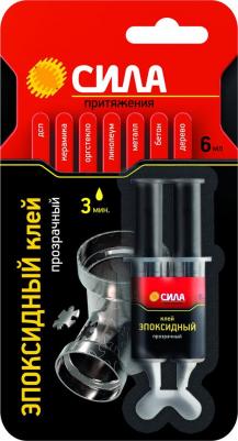 SEBL1-6 Эпоксидный клей SEBL1-6 6 мл в шприце, цена за 1 шт – фото 2