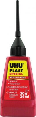 Клей для пластика Plast Special, 30 г, с иглой-дозатором, единичный блистер с европодвесом, 45880 – фото 1