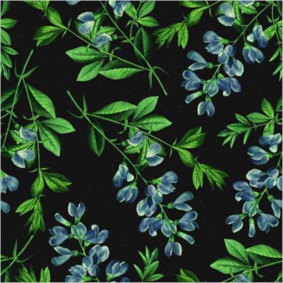 Бумага для подарков 70х100 см, Коллекция "Flora", баптизия