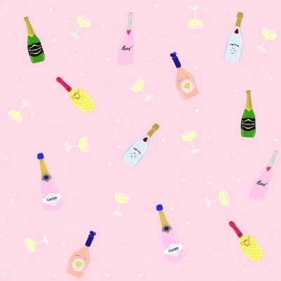 Бумага для подарков 70х100 см, Коллекция "Party", игристое