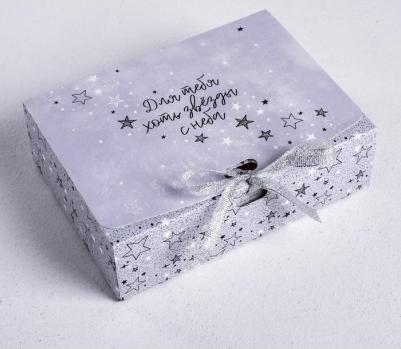 Коробка подарочная "Для тебя хоть звезды", 20 х18 х5 см – фото 4