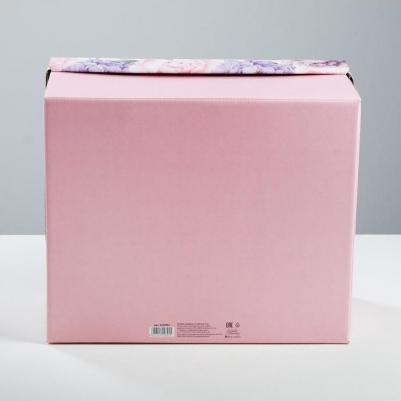 Коробка складная "Цветочная сказка", 31,2 х 25,6 х 16,1 см – фото 5