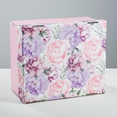 Коробка складная "Цветочная сказка", 31,2 х 25,6 х 16,1 см – фото 7