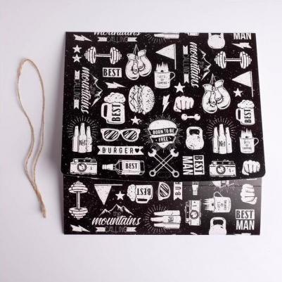 Коробка складная подарочная "Мужская", 31 x 24,5 x 9 см – фото 3