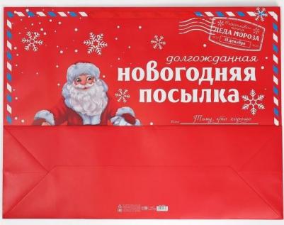 Пакет ламинированный горизонтальный ТероПром 7724331 "НГ посылка", XXL 46 х 61 х 20 см – фото 1