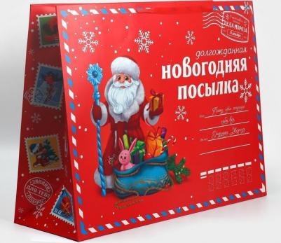 Пакет ламинированный горизонтальный ТероПром 7724331 "НГ посылка", XXL 46 х 61 х 20 см – фото 3