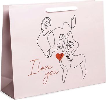 Пакет ламинированный "От всего сердца", L 40 x 31 x 11,5 см – фото 3