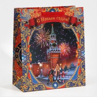 Пакет ламинированный вертикальный "Красная площадь", ML 23 x 27 x 11,5 см – фото 1
