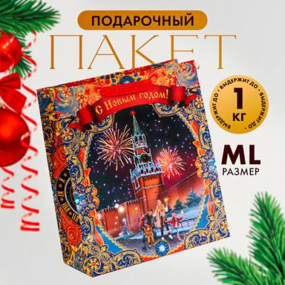 Пакет ламинированный вертикальный "Красная площадь", ML 23 x 27 x 11,5 см
