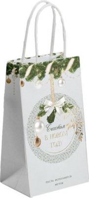 Пакет подарочный крафтовый "Мечты", 12 x 21 x 9 см – фото 1