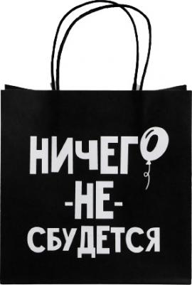 Пакет подарочный "Ничего не сбудется", 22 x 22 x 11 см – фото 6