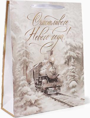 Пакет подарочный "С Новым годом", L 31 х 40 х 11.5 см, Новый год – фото 1