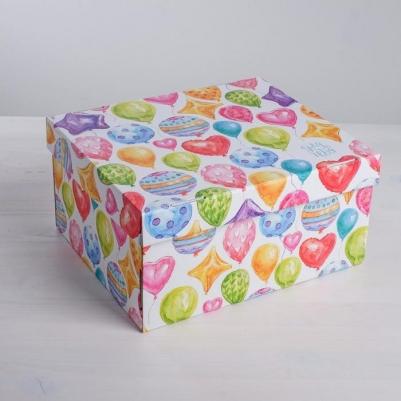 Складная коробка "Яркие шары", 31,2 х 25,6 х 16,1 см