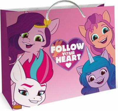 Пакет подарочный "My Little Pony Follow your heart", большой, 40 х 30 х 14 см – фото 1