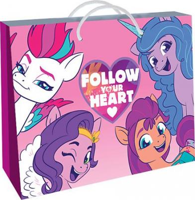 Пакет подарочный "My Little Pony Follow your heart", большой, 40 х 30 х 14 см – фото 3