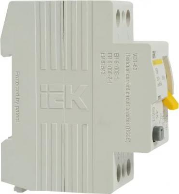 Выключатель дифференциальный (УЗО) ВД1-63 2Р 16А 30мА - MDV10-2-016-030 – фото 17