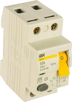 Выключатель дифференциальный (УЗО) ВД1-63 2Р 50А 30мА - MDV10-2-050-030 – фото 4