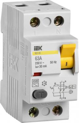 Выключатель дифференциальный (УЗО) ВД1-63 2Р 63А 30мА - MDV10-2-063-030 – фото 14