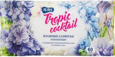 Влажные салфетки освежающие 60 штук в упаковке – фото 3