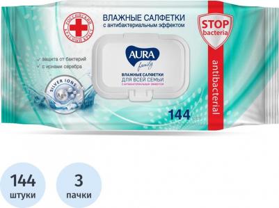 Влажные салфетки с крышкой Family 144 штуки в упаковке – фото 13