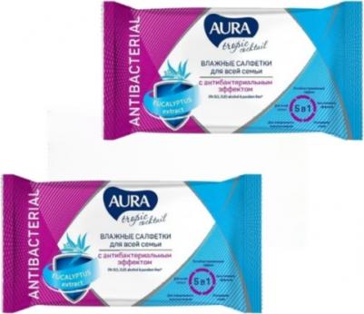 Влажные салфетки Tropic Cocktail освежающие, 60 шт – фото 3