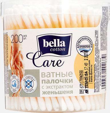 Ватные палочки cotton care 200шт