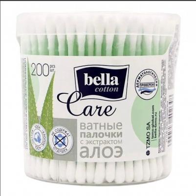Ватные палочки с экстрактом алоэ Cotton круглая упак, 200 шт – фото 10