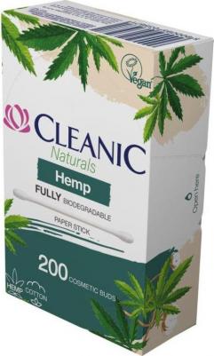 Naturals Hemp Ватные палочки гигиенические в прямоугольной коробке 200.0 – фото 1