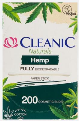 Naturals Hemp Ватные палочки гигиенические в прямоугольной коробке 200.0 – фото 3
