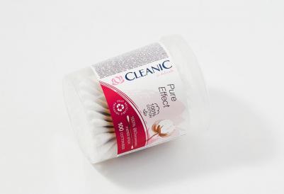 Pure Effect Ватные палочки гигиенические в круглой коробке 100.0 – фото 1