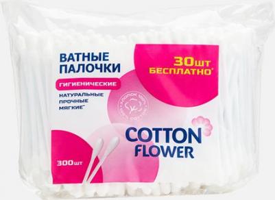 Палочки ватные ПЭ 300 шт