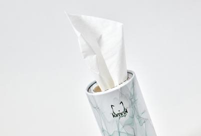 Салфетки бумажные косметические в тубе, для автомобиля, для колясок, 3 слоя, 50 шт – фото 3