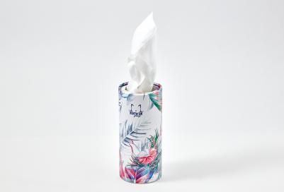 Салфетки бумажные в тубе птица, 2 слоя, 50 шт/уп – фото 4