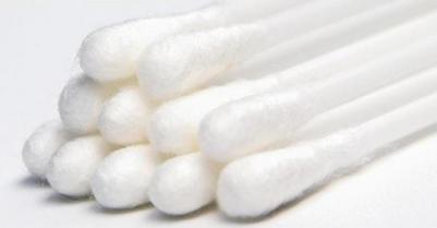 Ватные палочки, пакет 100 шт., пластик, цвет белый – фото 4