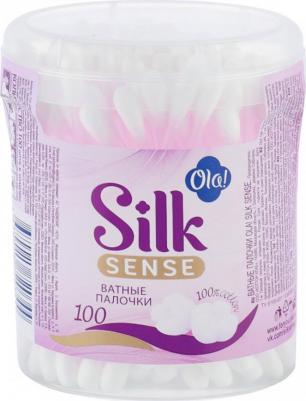 Ватные палочки (Ола!) Silk Sense в пластиковой банке, 100 шт – фото 8