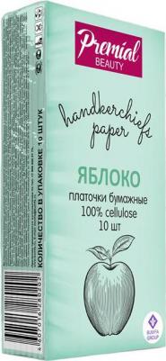 Платочки бумажные для носа - Клубника, трехслойная, 10 шт – фото 3