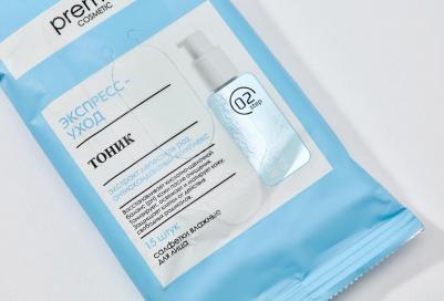 Влажные салфетки косметические с тоником 15 штук – фото 2