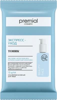 Влажные салфетки косметические с тоником 15 штук – фото 8