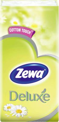 Платочки бумажные Deluxe Ромашка 3 слоя, 10 шт – фото 6