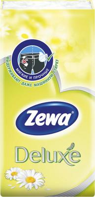 Платочки бумажные Deluxe Ромашка 3 слоя, 10 шт – фото 7