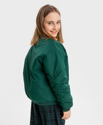 Бомбер детский 224BBGS40014800, зеленый, 122 – фото 4