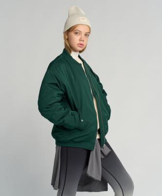 Бомбер детский 224BBGS40014800, зеленый, 122 – фото 5