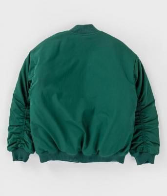 Бомбер детский 224BBGS40014800, зеленый, 164 – фото 2