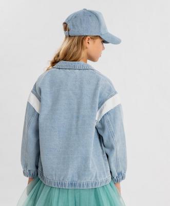 Куртка 124BBGJC40021000, голубой, 146 – фото 4